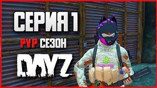 1 Серия | Постройка базы | Server WASD - ПВП Сезон | DayZ 1.26 | Зима