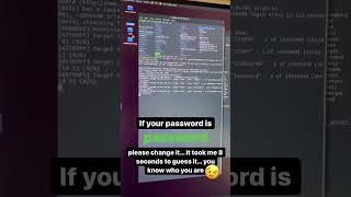 #Hacking A Password in 8 Seconds