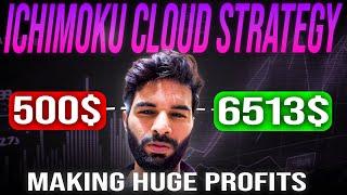 $500 to $6,513 with Ichimoku Cloud Strategy on Pocket Option | Binary Options Live Trading