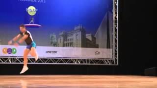 Cameron Brown Finals 2013 FISAF WC IM Sport Aerobics