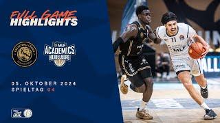 Basketball Löwen Braunschweig vs. MLP Academics Heidelberg - Full Game Highlights - Spieltag 4 24/25