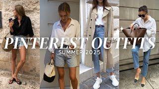 Recreating Summer Pinterest Outfits 2025 | Summer Fashion 2025 | Pinterest Outfit Ideas