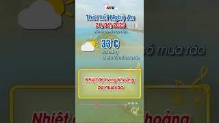 Thời tiết Nghệ An hôm nay - 21/06/2025