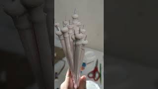Thumbtacks+straws#halloween#diy#weapon#craft#alt#psycho