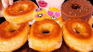 ASMR MUKBANG｜ROASTED GLAZED DONUTS, CHOCOLATE ICE CREAM 구운 크리스피크림 도넛, 초콜릿 아이스크림 EATING SOUNDS 디저트 먹방