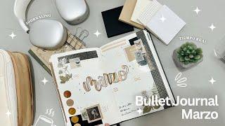 Bullet Journal Marzo // tiempo real + ASMR