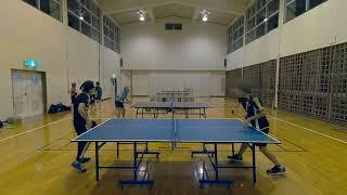  3rd ball attack  from ＊Uzu serve＊（Super short right angle serve）#tabletennis #pingpong #japan