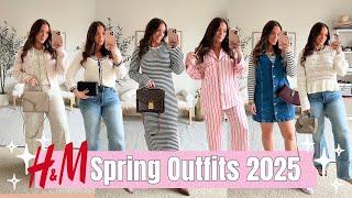 H&M Spring Haul 2025 | Early Spring Outfits