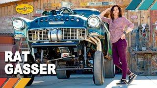 RAT GASSER: Steve Darnell's Freaked-Out '55 Vintage Chevy Drag Car | EP3