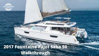 2017 Fountaine Pajot Saba 50 Walkthrough W/Commentary