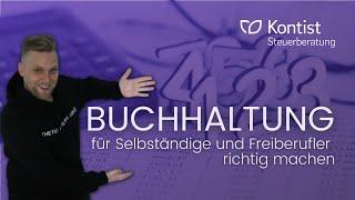 Buchhaltung für Selbstständige | Buchhaltung einfach erklärt | Webinaraufzeichnung