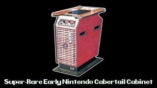 Super-Rare Early Nintendo Cabertail Arcade Cabinet
