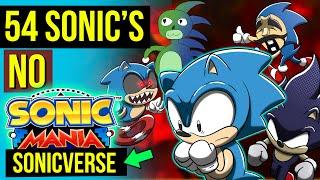 54 SONICS TOGETHER IN SONIC MANIA  | SONICVERSE