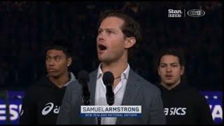 Samuel Armstrong - New Zealand Anthem - Bledisloe Cup 2023