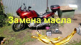  Замена фильтров и масла Yamaha TDM 850 