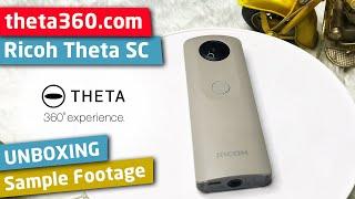 RICOH THETA SC 360° Camera Unboxing!! Sample Footage