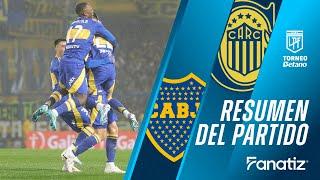 Boca Juniors 2-1 Rosario Central - Resumen del partido | #TorneoBetano 2024