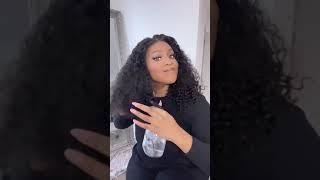 This glueless wig is giving scalp So natural #oqhair #shorts #gluelesswig #closure