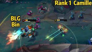 Rank 1 Camille VS BLG Bin in KR Challenger Elo!