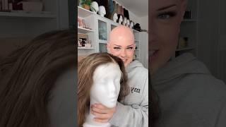 How to cut the lace and ear holes of a NEW WIG #wiginstall #wigs #alopecia