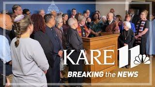 Hundreds of Minnesota faith leaders stand together to decry political violence
