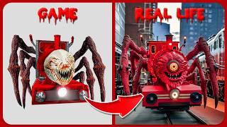 Choo Choo Charles In Real Life | All Eat Monster In Real Life