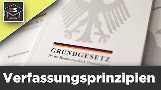 Verfassungsprinzipien Deutschland - Grundgesetz Artikel 20 - Verfassungsprinzipien einfach erklärt!