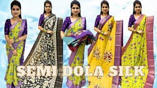 Gorgeous Semi Dola SilkNew LaunchTo Place Order-WhatsApp 9884900566