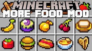 Minecraft NEW FOOD / MORE FOOD MOD! (Minecraft Mods)