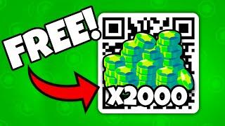 FREE x2000 GEMS FOR FREE QR CODE