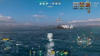 World of Warships Kitakami 3200K Base XP 207 K Dmg Drunk Mid Yolo