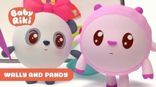 BabyRiki | Best episodes with Wally and Pandy | Cartoons for Kids | 0+