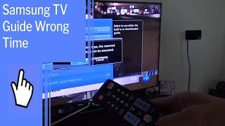 Samsung TV Guide Wrong Time: Find solutions