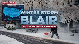 Winter Storm Blair: A Major Snow and Ice Threat Across Central and Eastern US #usanewstoday