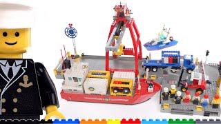 LEGO Launch & Load Seaport 6542 review! A classic Town set from 1991