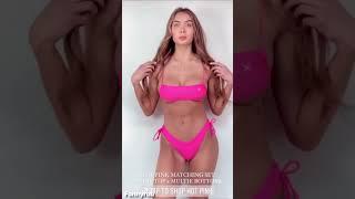 Boutinela  All Pink Thong Bikinis Preview! Click Above For Full Video!