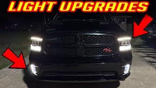 4th Gen RAM Truck Amazing Headlight Upgrade Transformation