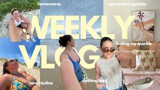 [025_01] starting therapy, hauls & setting up my apartment | WEEKLY VLOG