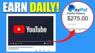 Earn Free PayPal Money By Watching Videos 2023 (Get Paid Up To $275 DAILY)