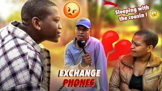 Making couples switching phones for 60sec   SEASON 3 SA EDITION | EPISODE 129   |