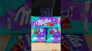 🫧 Milka Bubbles Coconut Chocolate Milkshake ASMR #shorts