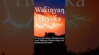 Wakinyan (Thunderbeing) and Heyoka (Sacred Clown) #heyoka #spirituality #peace #love