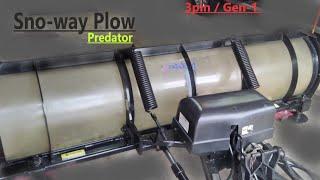 Snoway Predator Snow Plow  | 1st gen 3Pin Mount & 9pin Deutsch Connector