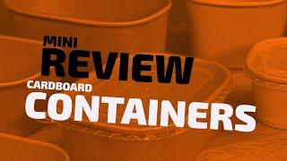 Disposable Discounter mini Review: Cardbord Containers