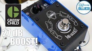 Greenchild Amplification "Mr Boost" 27 dB of Gain! with Live Context Clip