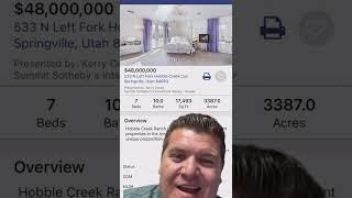 What is the most expensive and cheapest real estate listing in Utah? 5/30/22