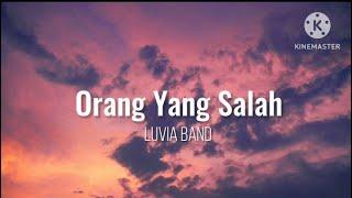 Orang Yang Salah - Luvia Band (lirik)