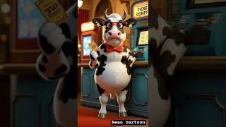 Cute cow #cow#cows#hamba#amba#dubidubidu #cowcartoon #funny