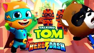 Talking Tom Hero Dash Новый Супер Герой Джинджер в игре Говорящий Том ПОГОНЯ ГЕРОЕВ