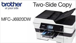 Brother MFC-J6920DW - making a double-sided copy